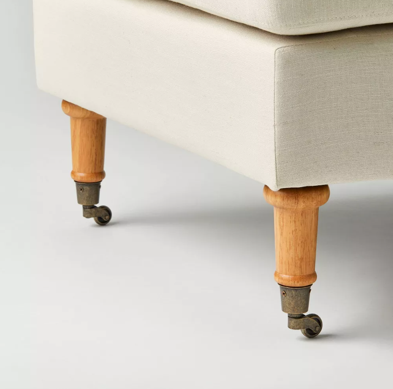 Mercer Chaise Natural Linen - Threshold™ designed with Studio McGee