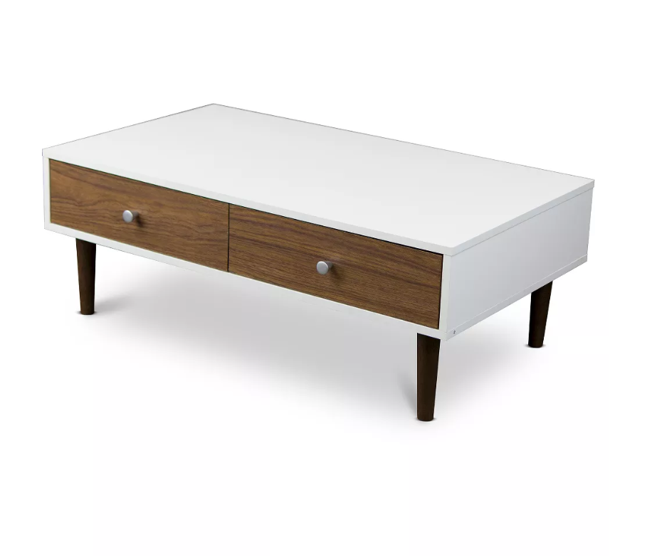 Gemini Wood Contemporary Coffee Table by  Baxton Studio