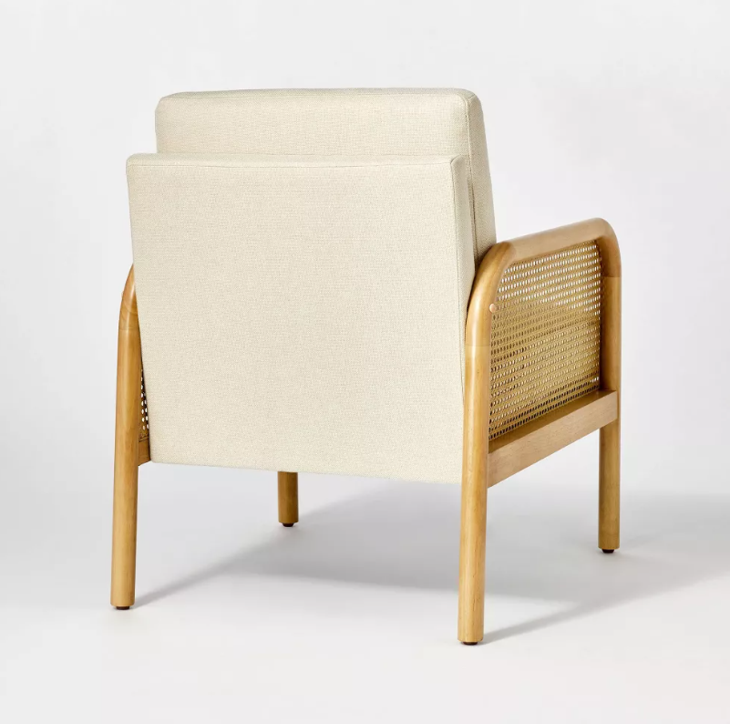 Cane Accent Chair Cream  - Threshold