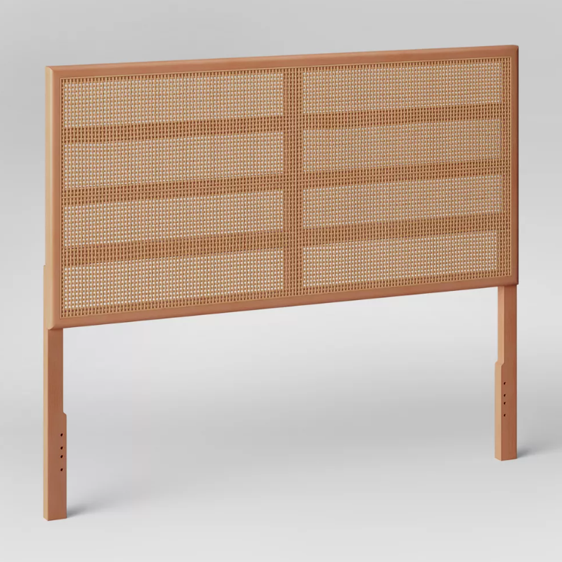 Queen Minsmere Caned Headboard Natural Brown - Threshold