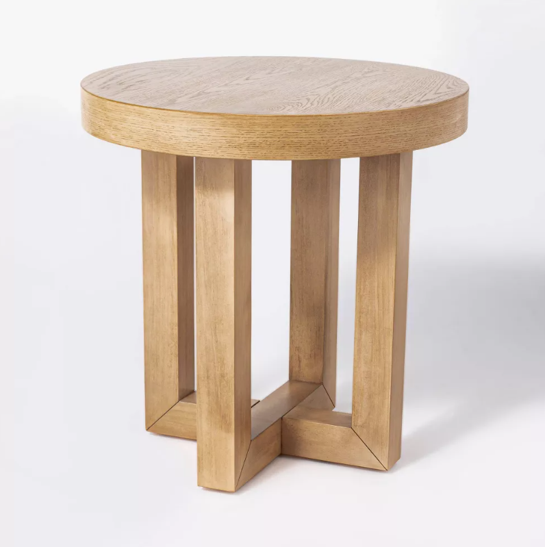 Rose Park Round Wood End Table - Threshold designed with Studio McGee