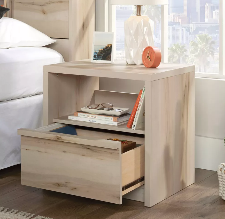 Harvey Park Nightstand with Drawer Pacific Maple - Sauder