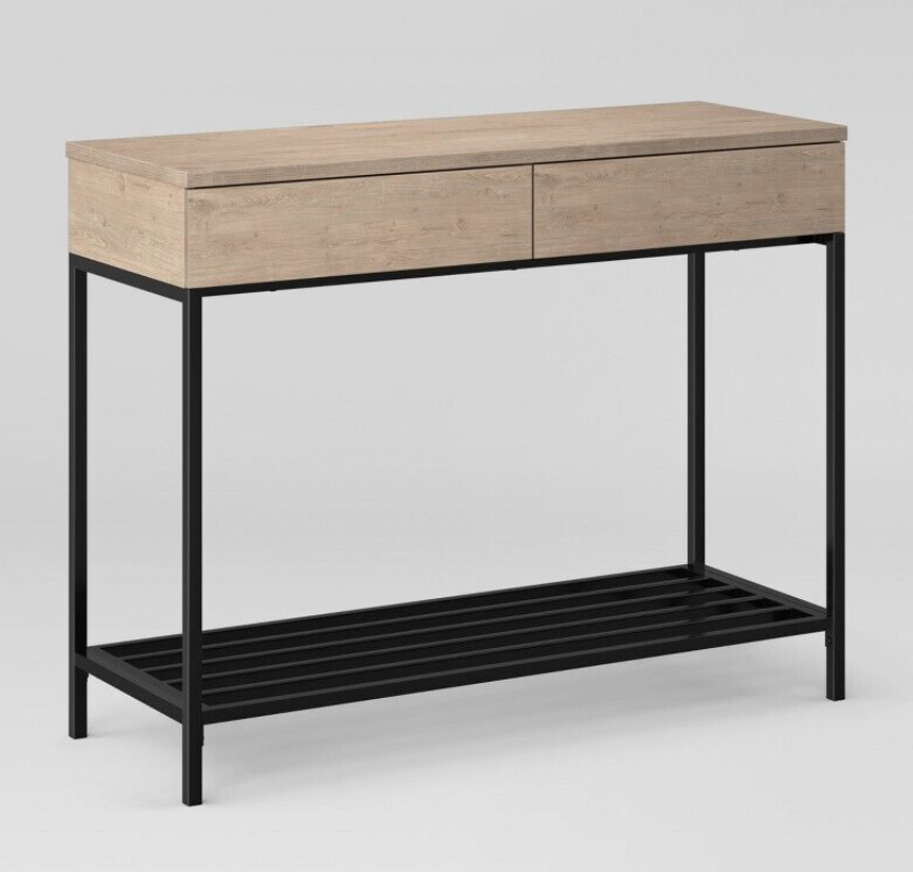 Loring Console Table Vintage Oak - Threshold