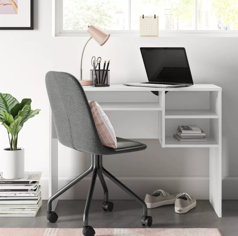 Student Writing Desk with Storage White - Room Essentials