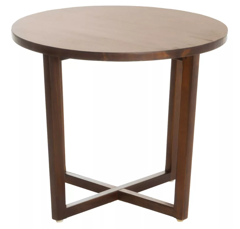 Tansy Small Accent Table - Wood - Rich Mahogany