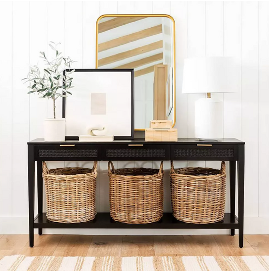 East Bluff Woven Drawer Console Table - Threshold™ designed with Studio McGee