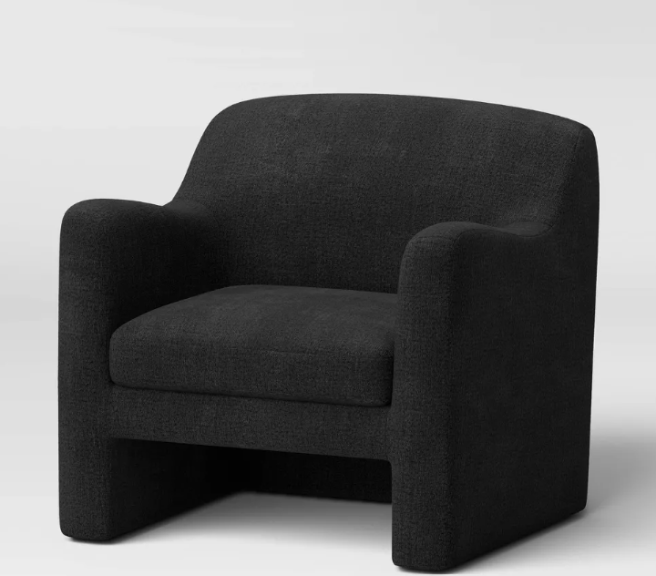 Maldone Curved Upholstered Accent Chair - Threshold™