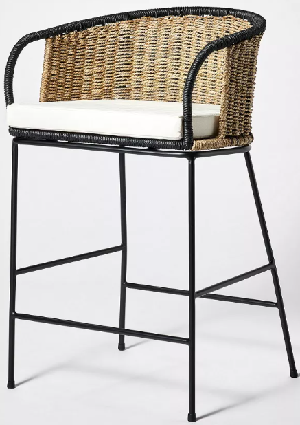 Westcliff Seagrass Counter Height Barstool - Threshold™ designed with Studio McGee