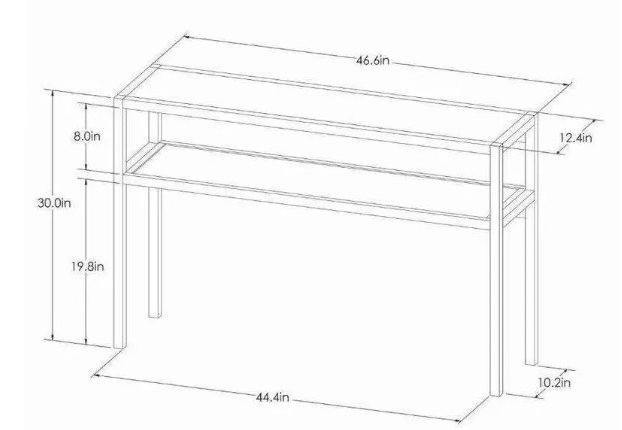 Warwick Narrow Console Table - Threshold™